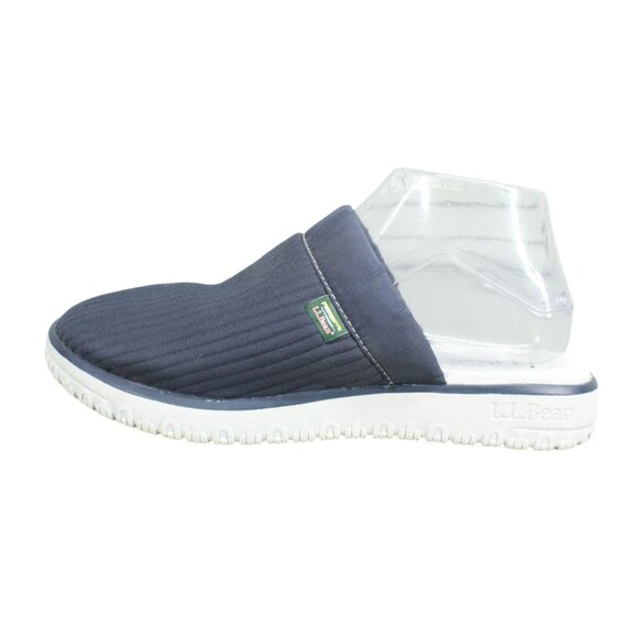 LL Bean Women's Blue Nylon Slip On Airlight Scuffs Indoor Slippers Size 8 M - Picture 1 of 8